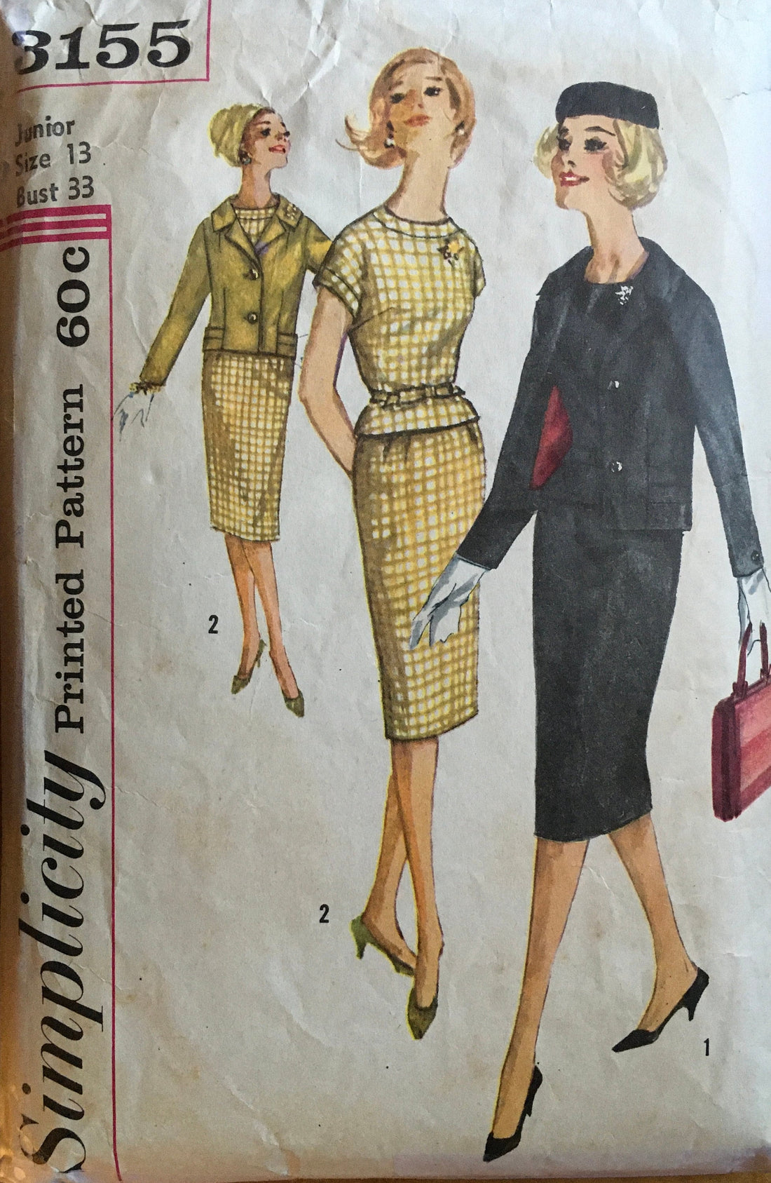 Simplicity 3155 Sewing Pattern (Vintage) CUT