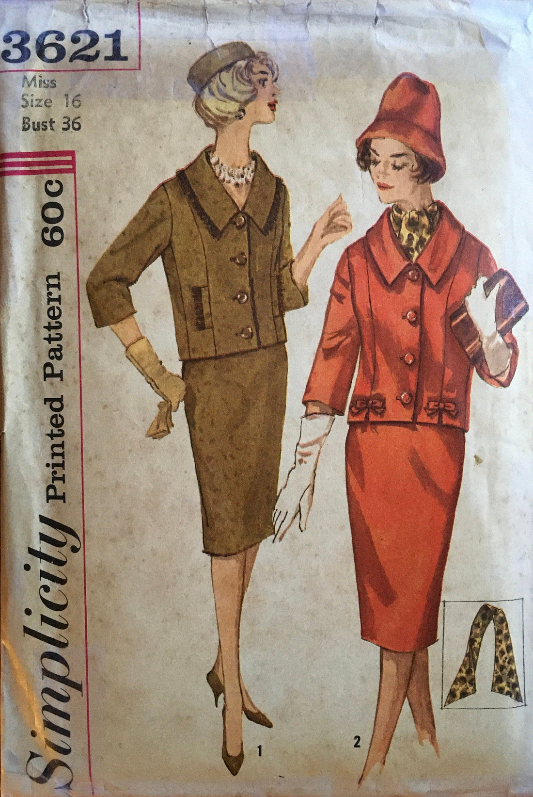 Simplicity 3621 Sewing Pattern (Vintage) CUT