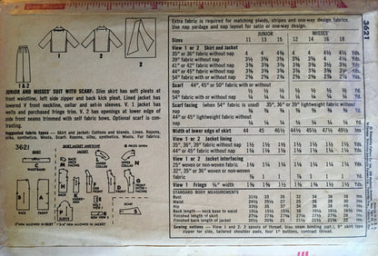 Simplicity 3621 Sewing Pattern (Vintage) CUT