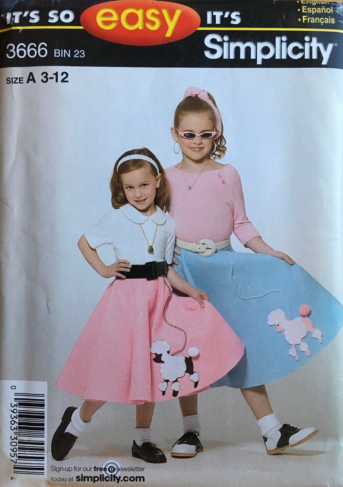 Simplicity 3666 Sewing Pattern UNCUT