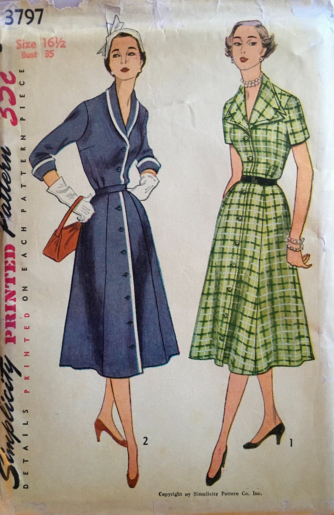 Simplicity 3797 Sewing Pattern (Vintage) UNCUT