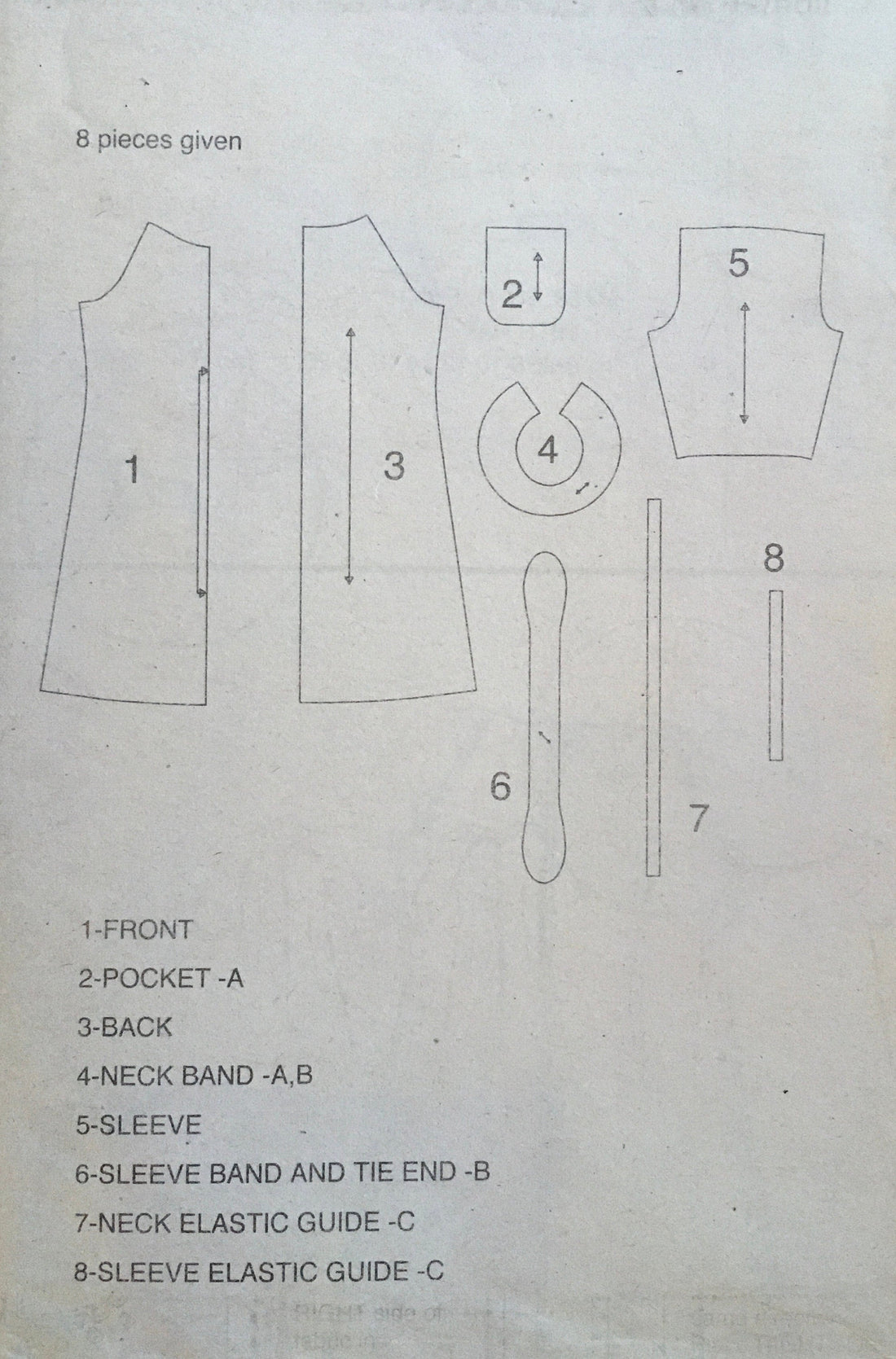 Simplicity 3835 Sewing Pattern CUT
