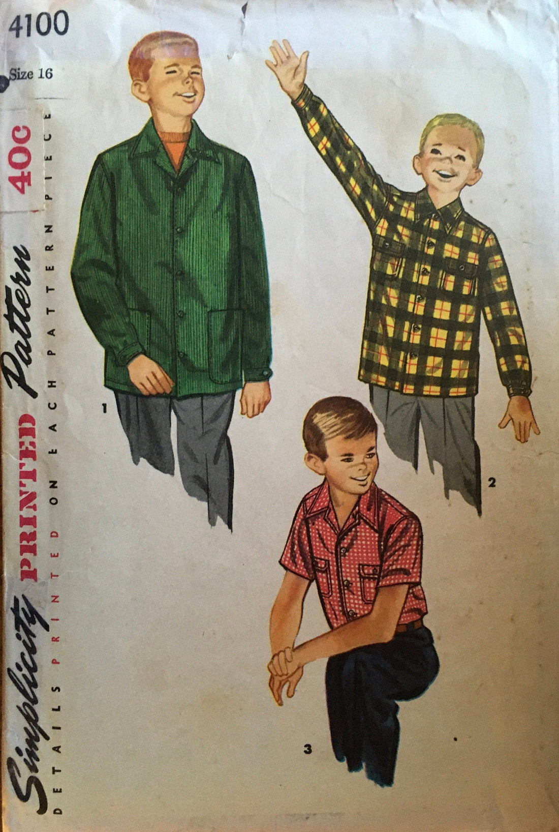 Simplicity 4100 Sewing Pattern (Vintage) CUT