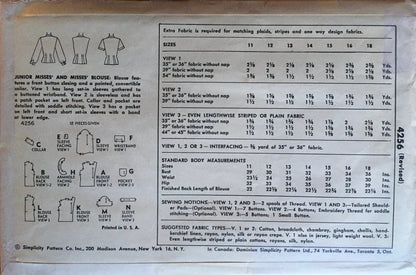 Simplicity 4256 Sewing Pattern (Vintage) UNCUT