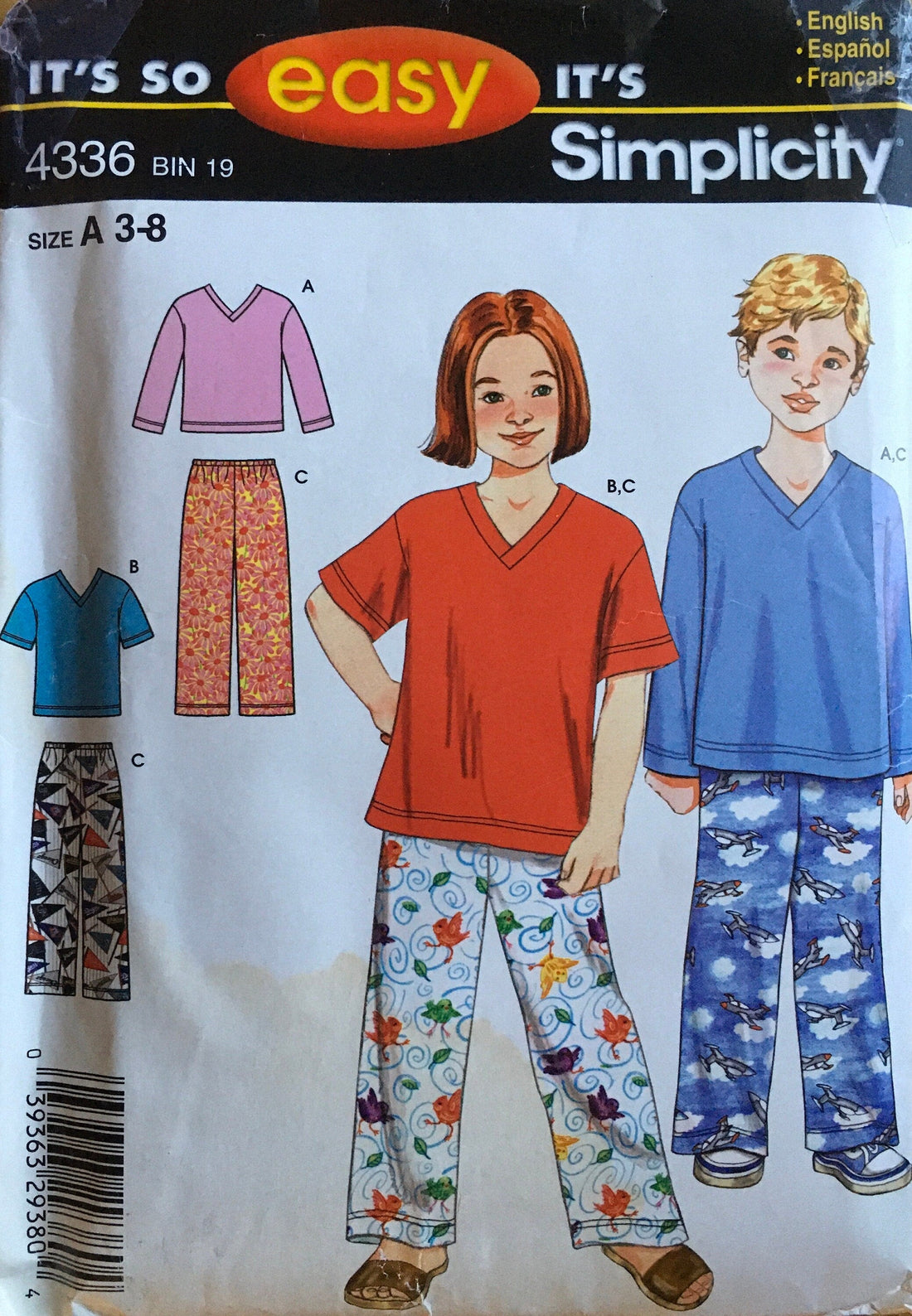 Simplicity 4336 Sewing Pattern (Vintage) CUT