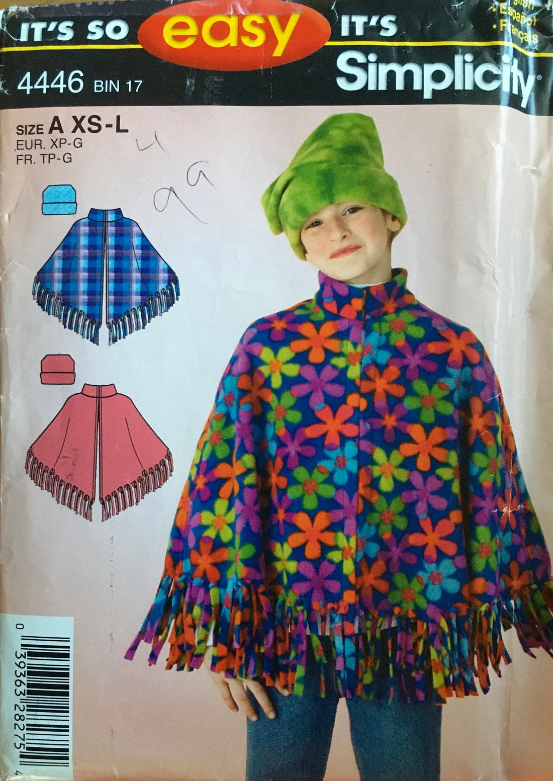 Simplicity 4446 Sewing Pattern (Vintage) UNCUT