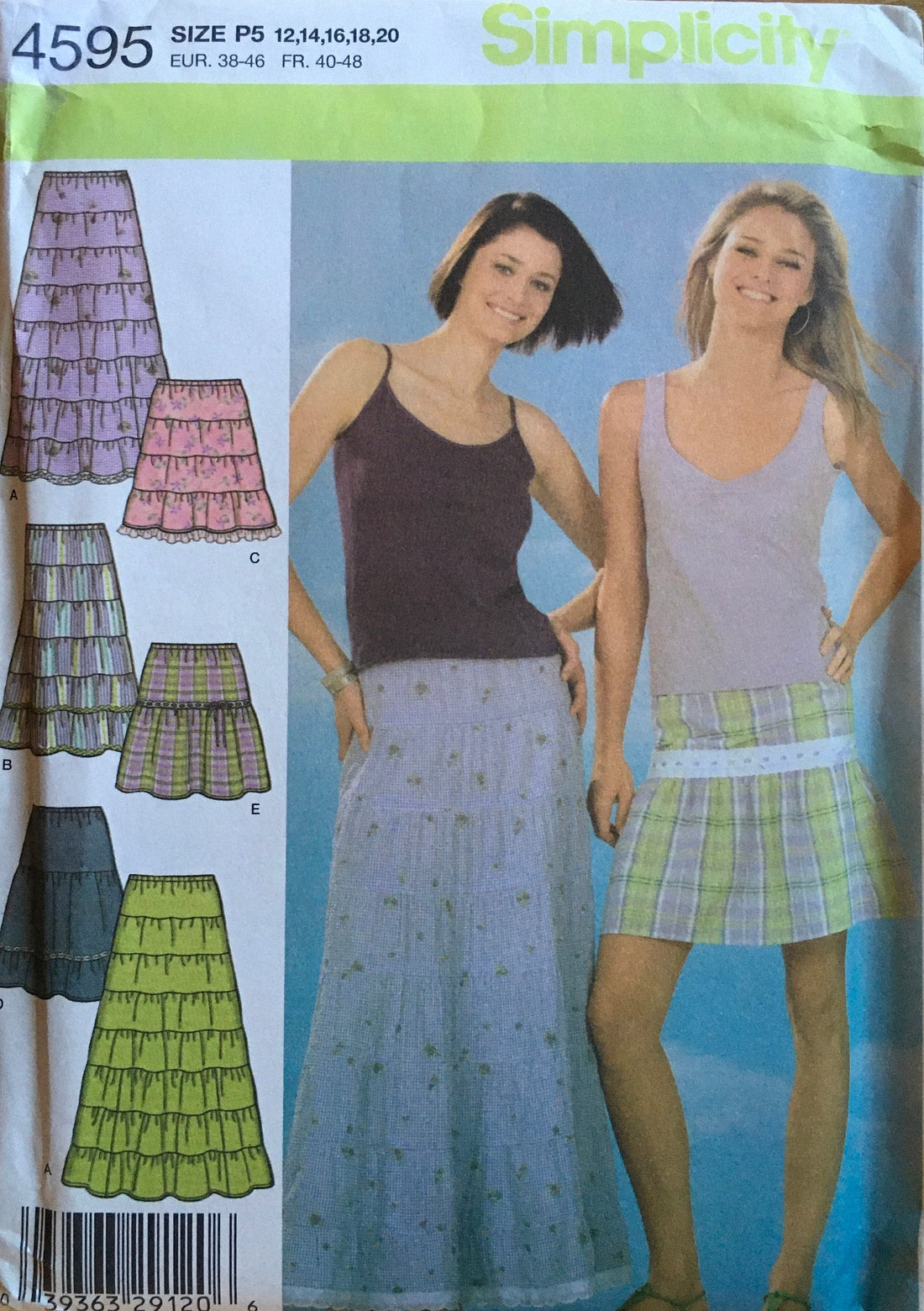 Simplicity 4595 Sewing Pattern (Vintage) UNCUT