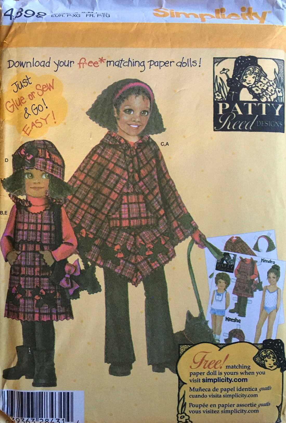 Simplicity 4898 Sewing Pattern (Vintage) UNCUT