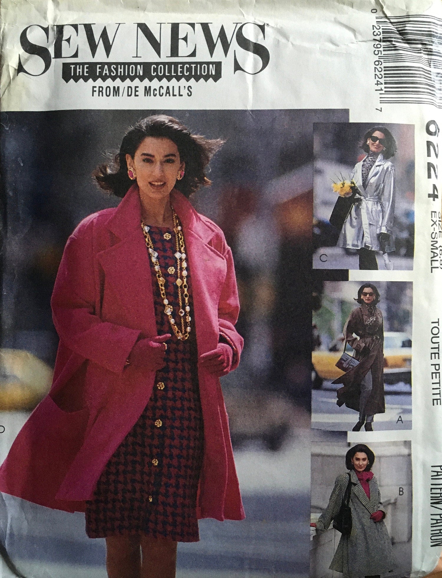 Sew News 6224 Sewing Pattern (Vintage) UNCUT