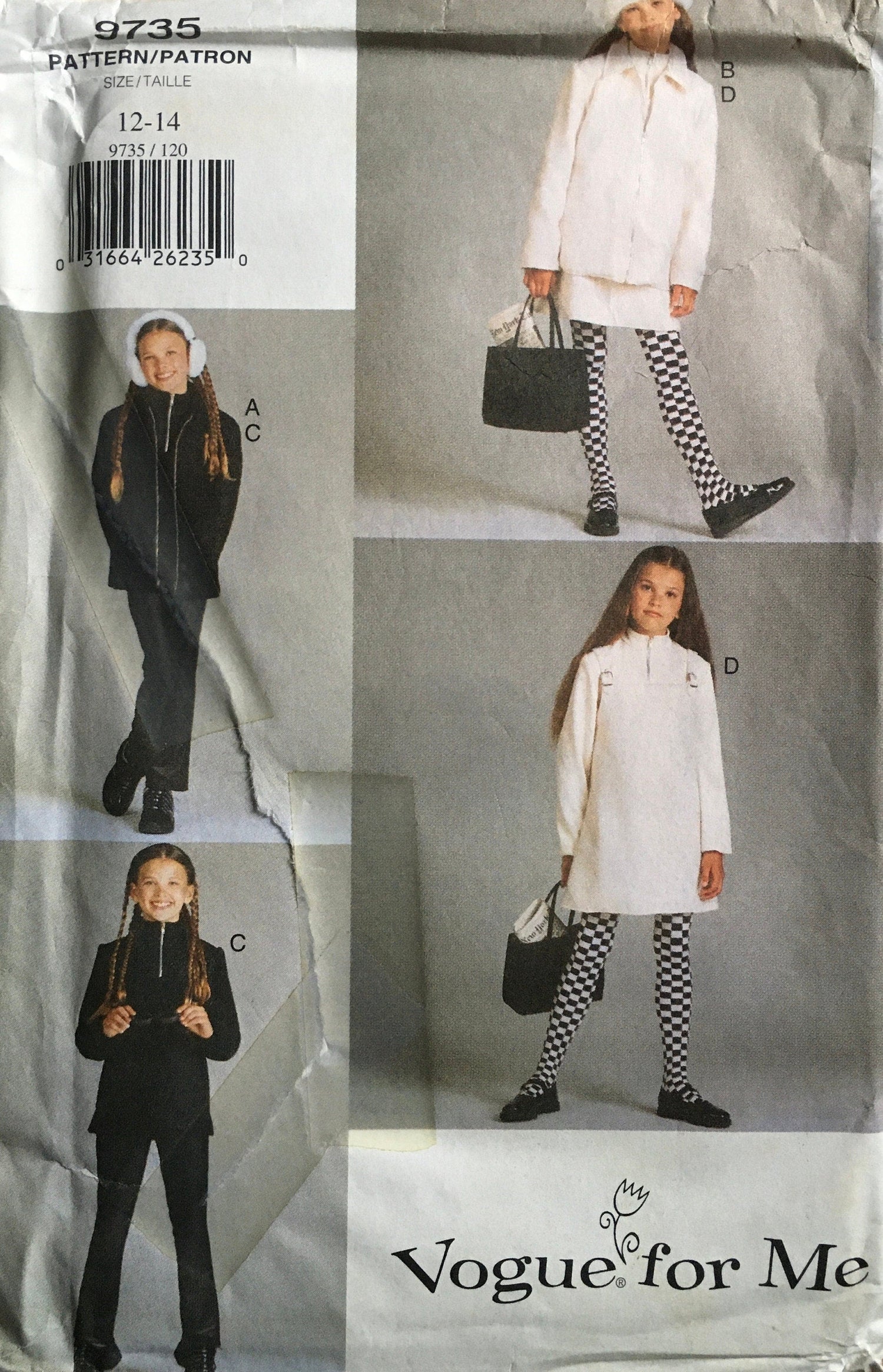Vogue 9735 Sewing Pattern (Vintage) UNCUT