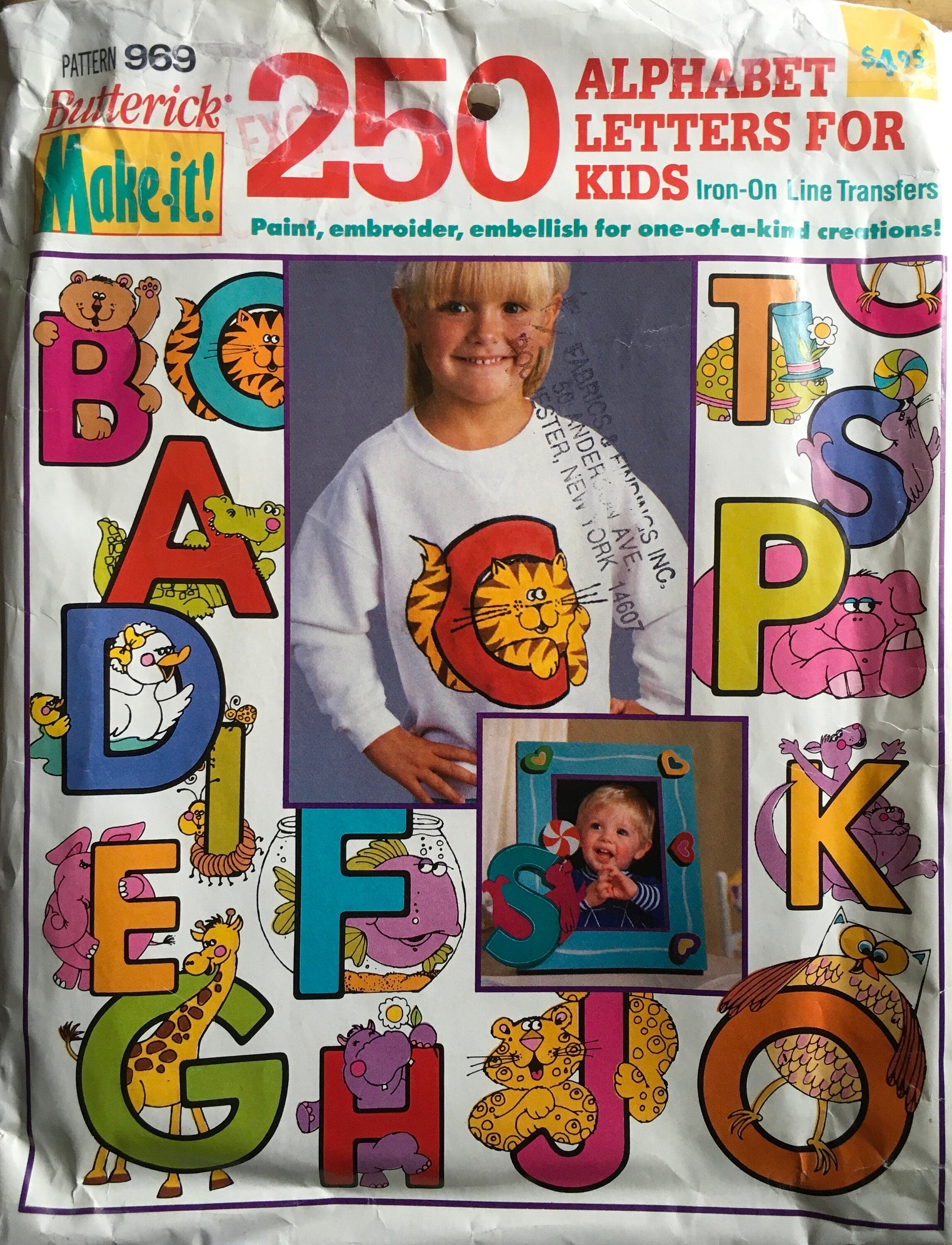 Butterick Iron-On Transfers (Vintage) UNCUT