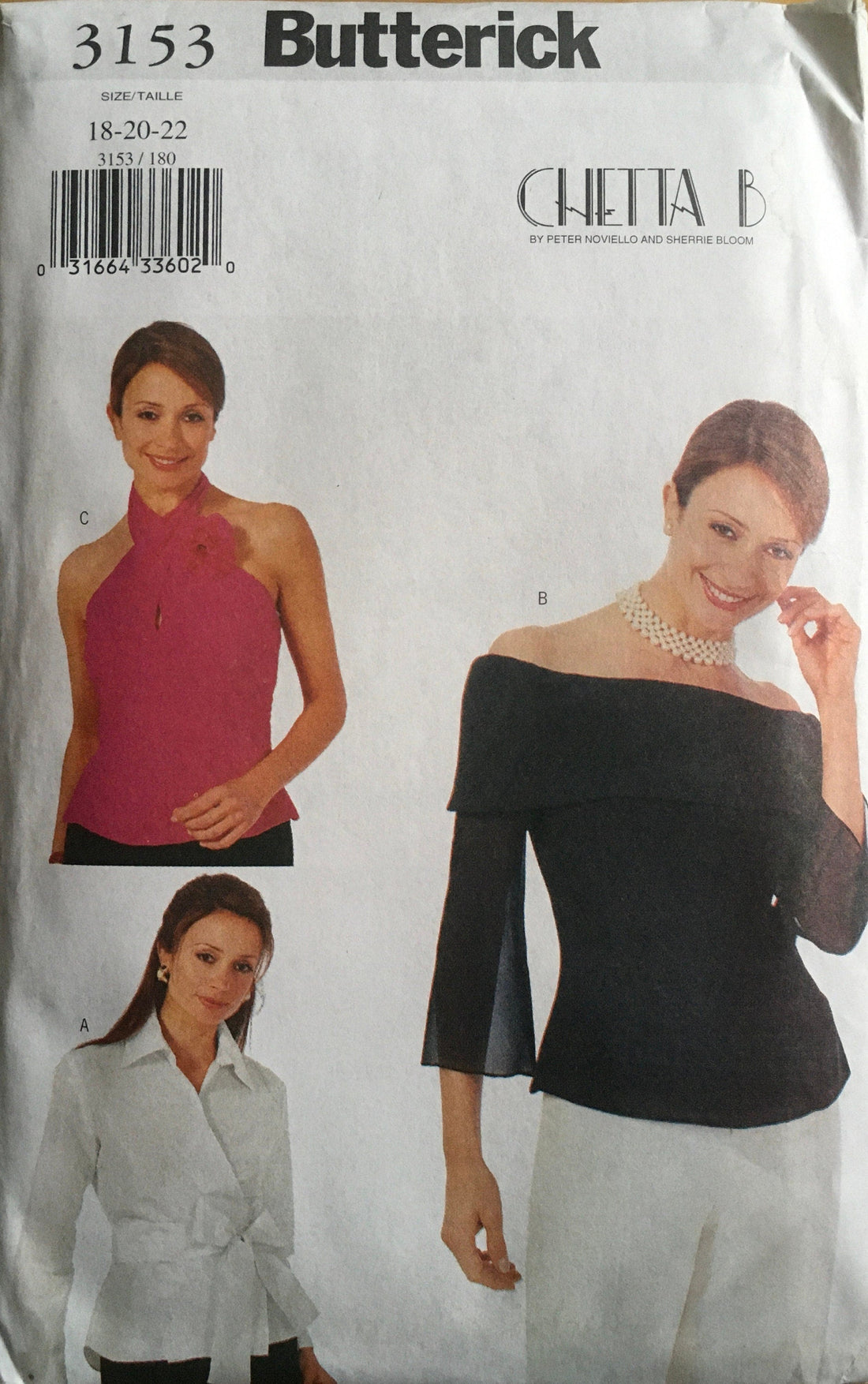 Butterick 3153 Sewing Pattern (Vintage) UNCUT