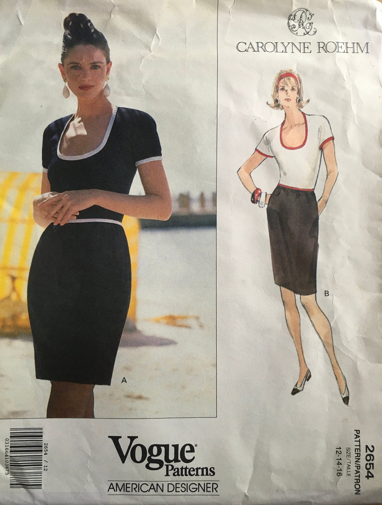 Vogue 2654 Sewing Pattern (Vintage) UNCUT