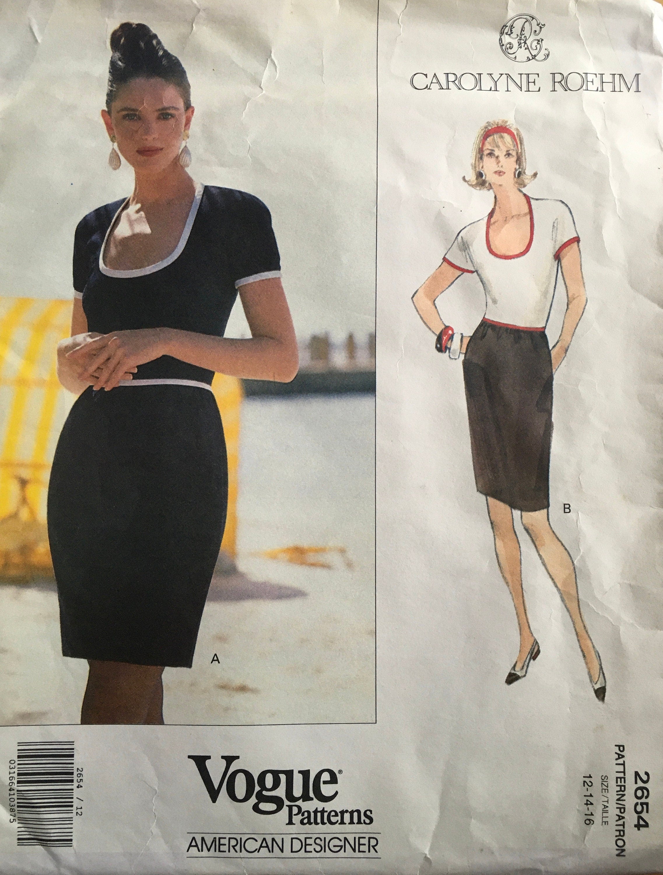 Vogue 2654 Sewing Pattern (Vintage) UNCUT