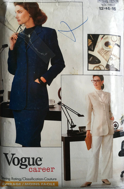 Vogue 7396 Sewing Pattern (Vintage) CUT