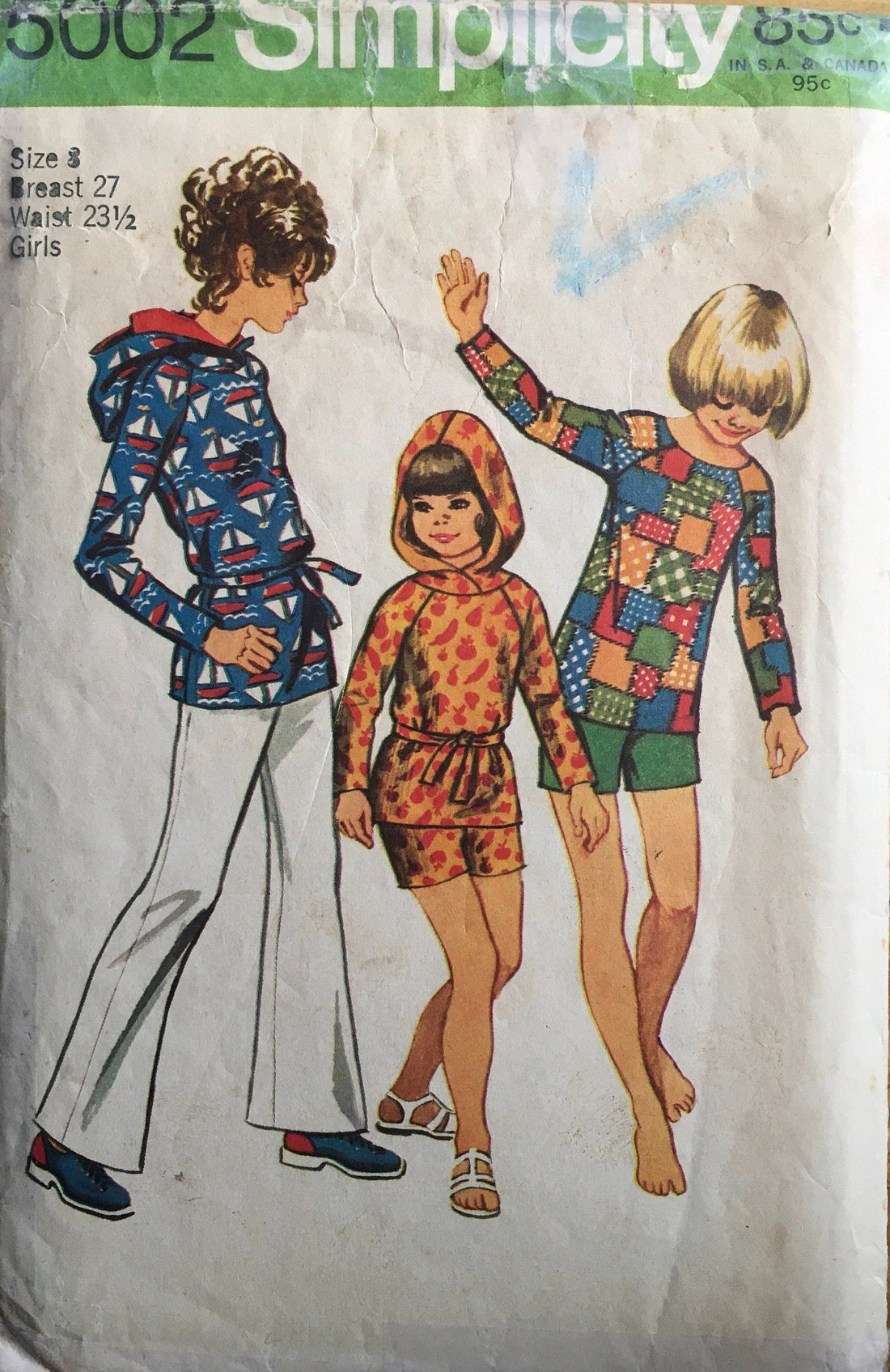 Simplicity 5002 Sewing Pattern (Vintage) CUT