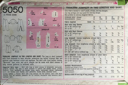 Simplicity 5050 Sewing Pattern (Vintage) UNCUT/CUT