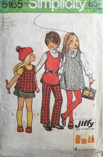 Simplicity 5165 Sewing Pattern (Vintage) CUT