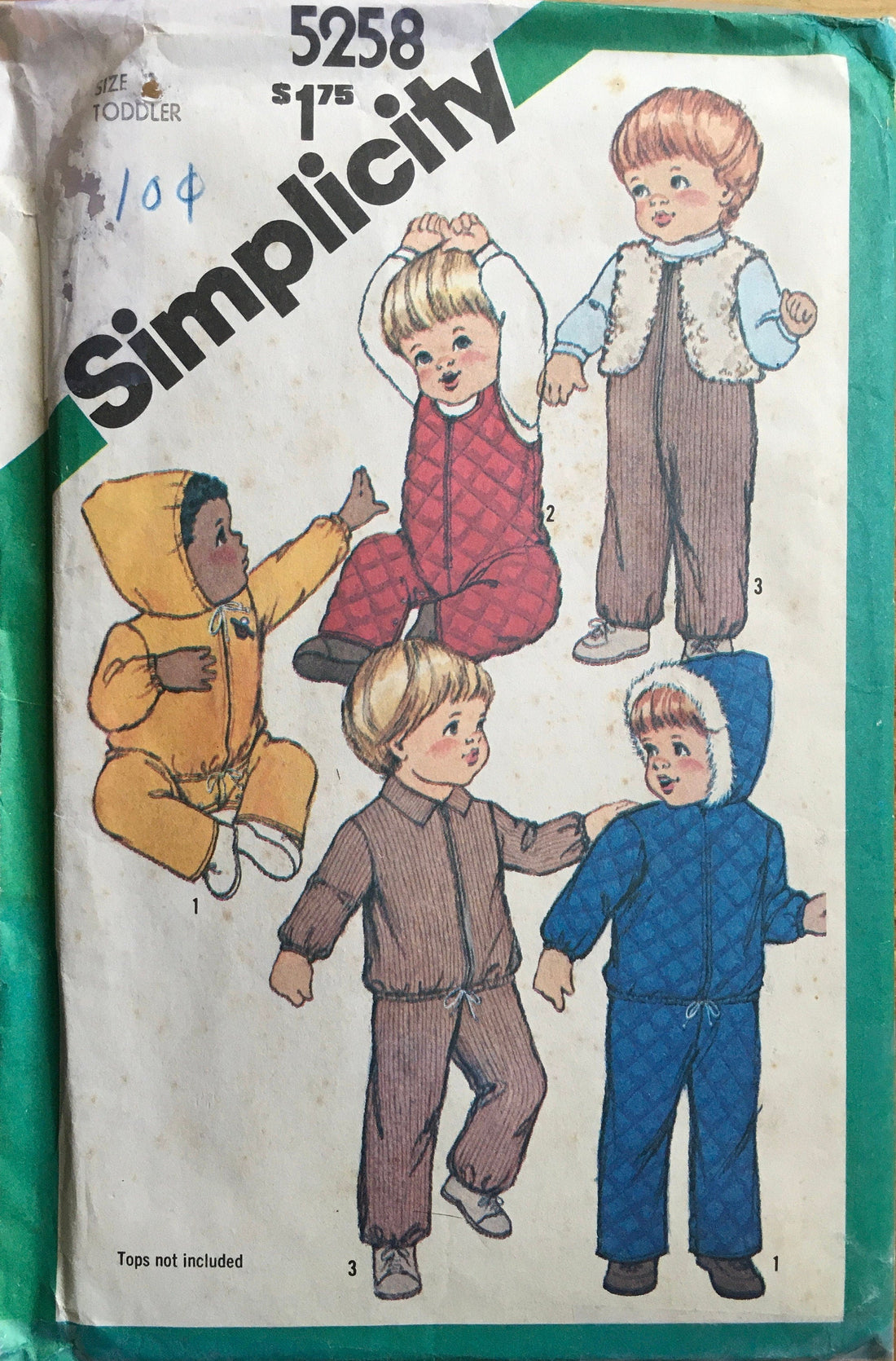 Simplicity 5258 Sewing Pattern (Vintage) CUT