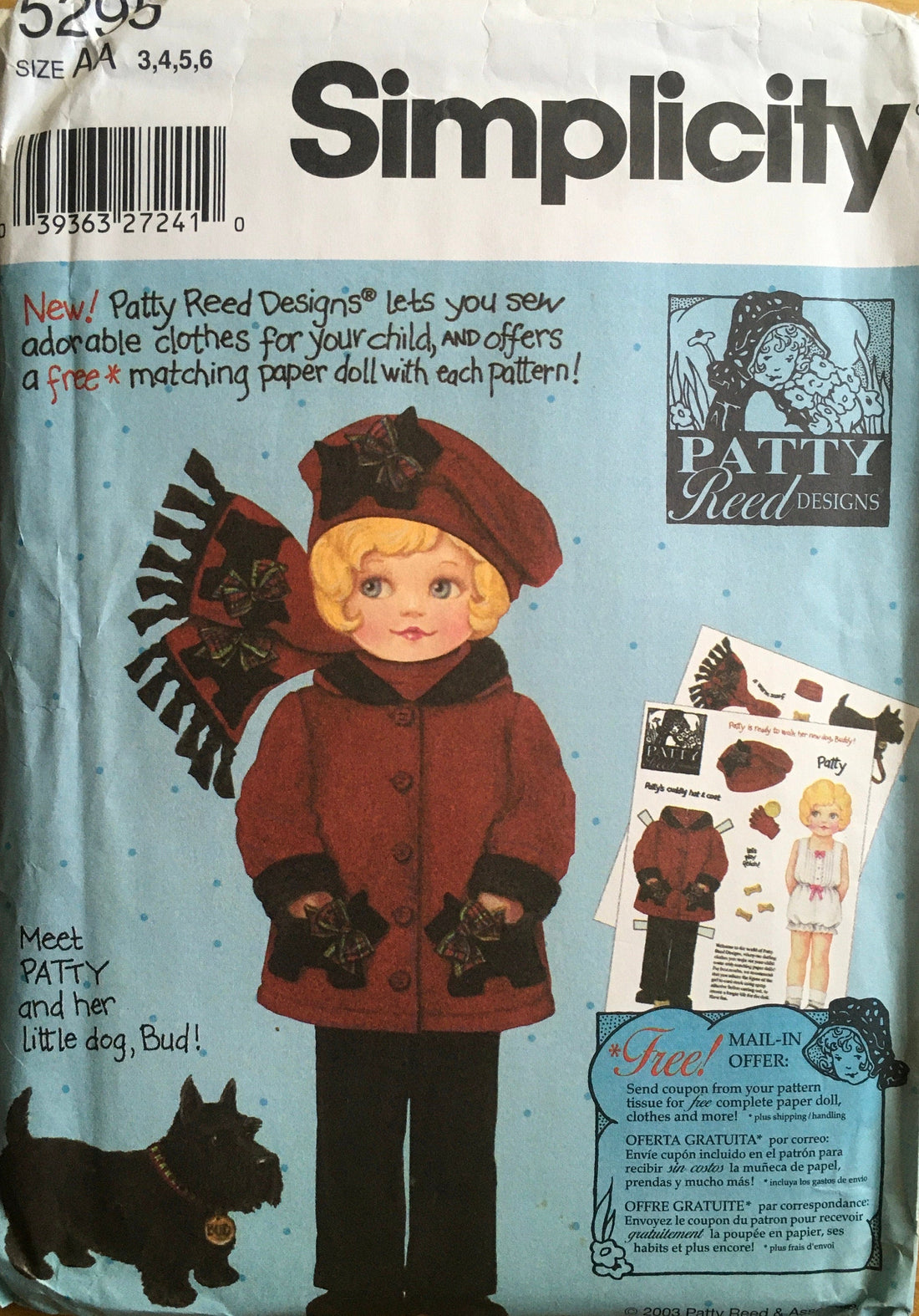 Simplicity 5295 Sewing Pattern (Vintage) UNCUT