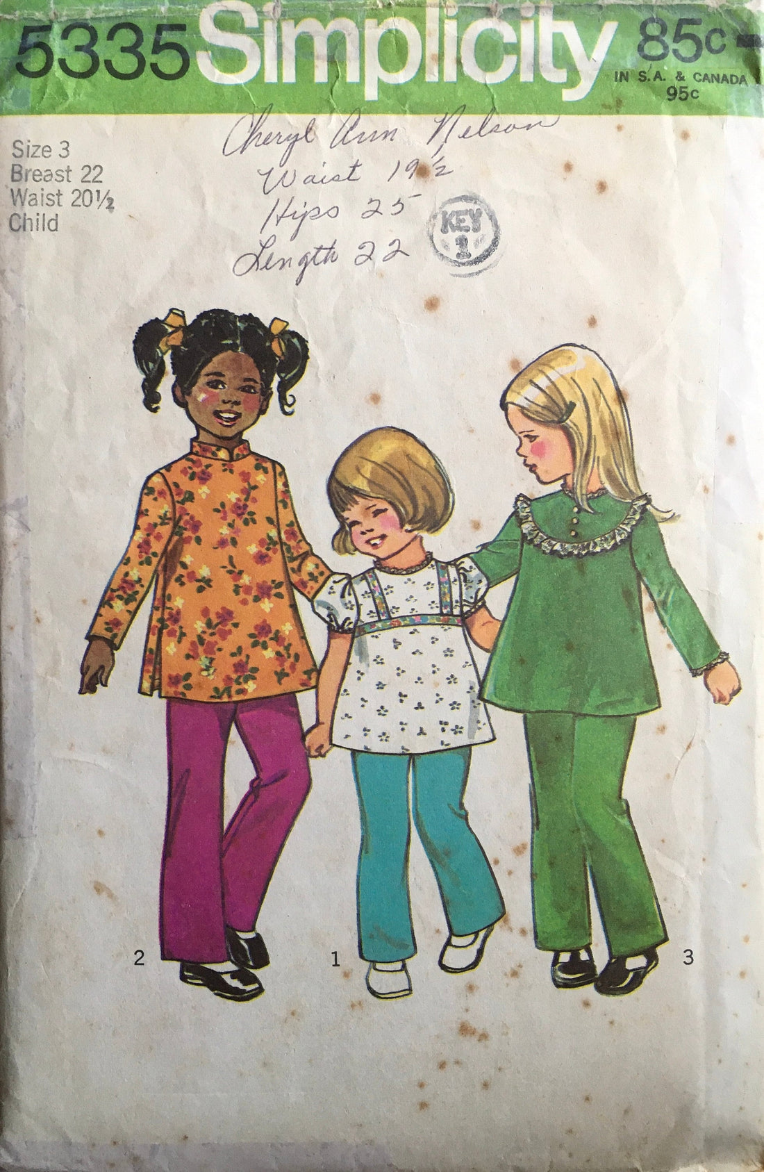 Simplicity 5335 Sewing Pattern (Vintage) CUT
