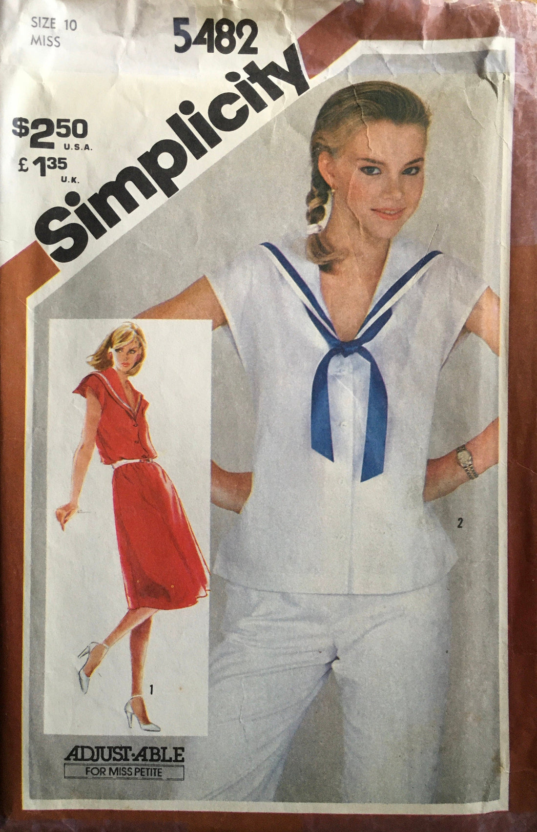 Simplicity 5482 Sewing Pattern (Vintage) CUT