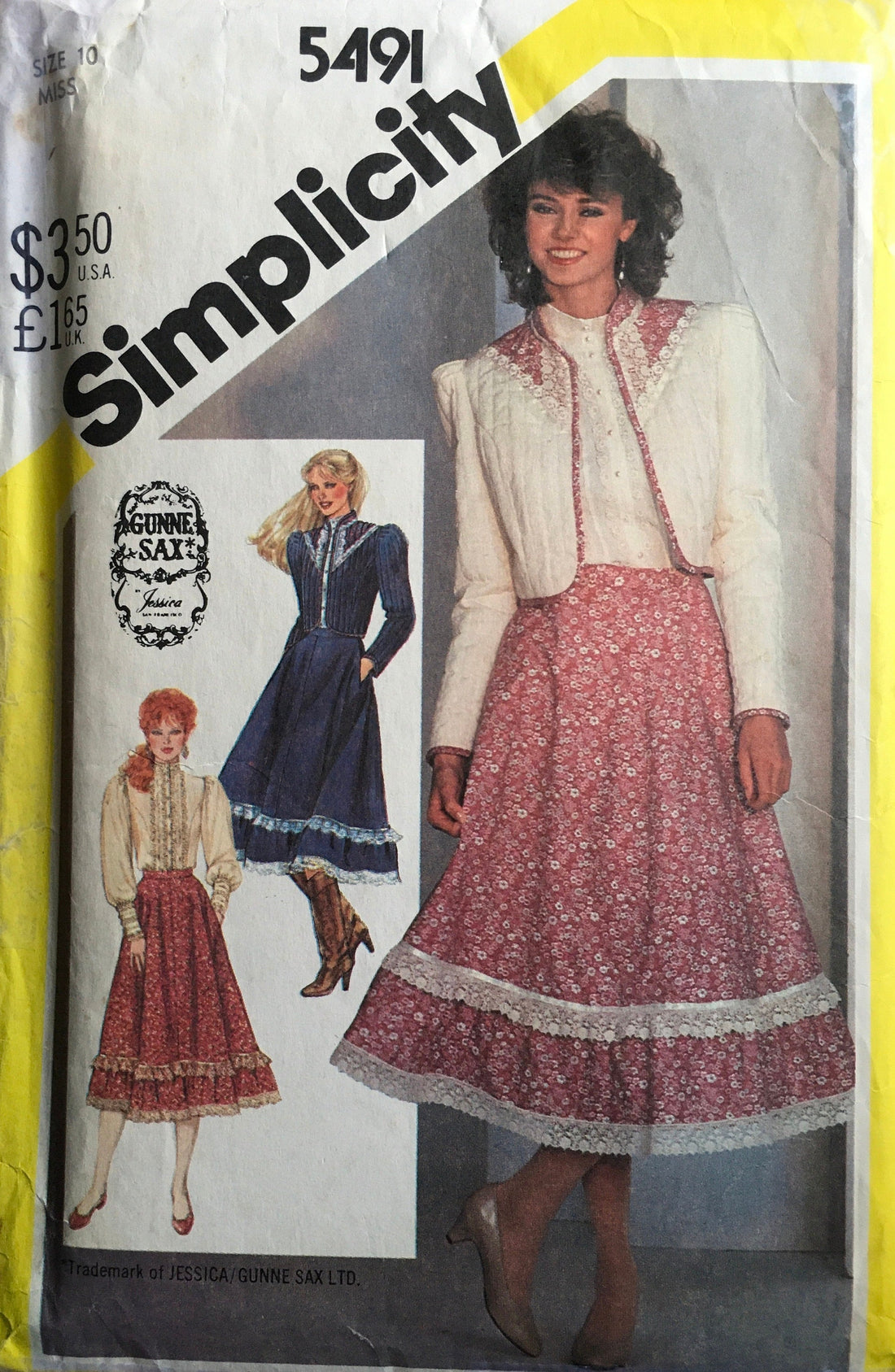 Simplicity 5491 Sewing Pattern (Vintage) CUT