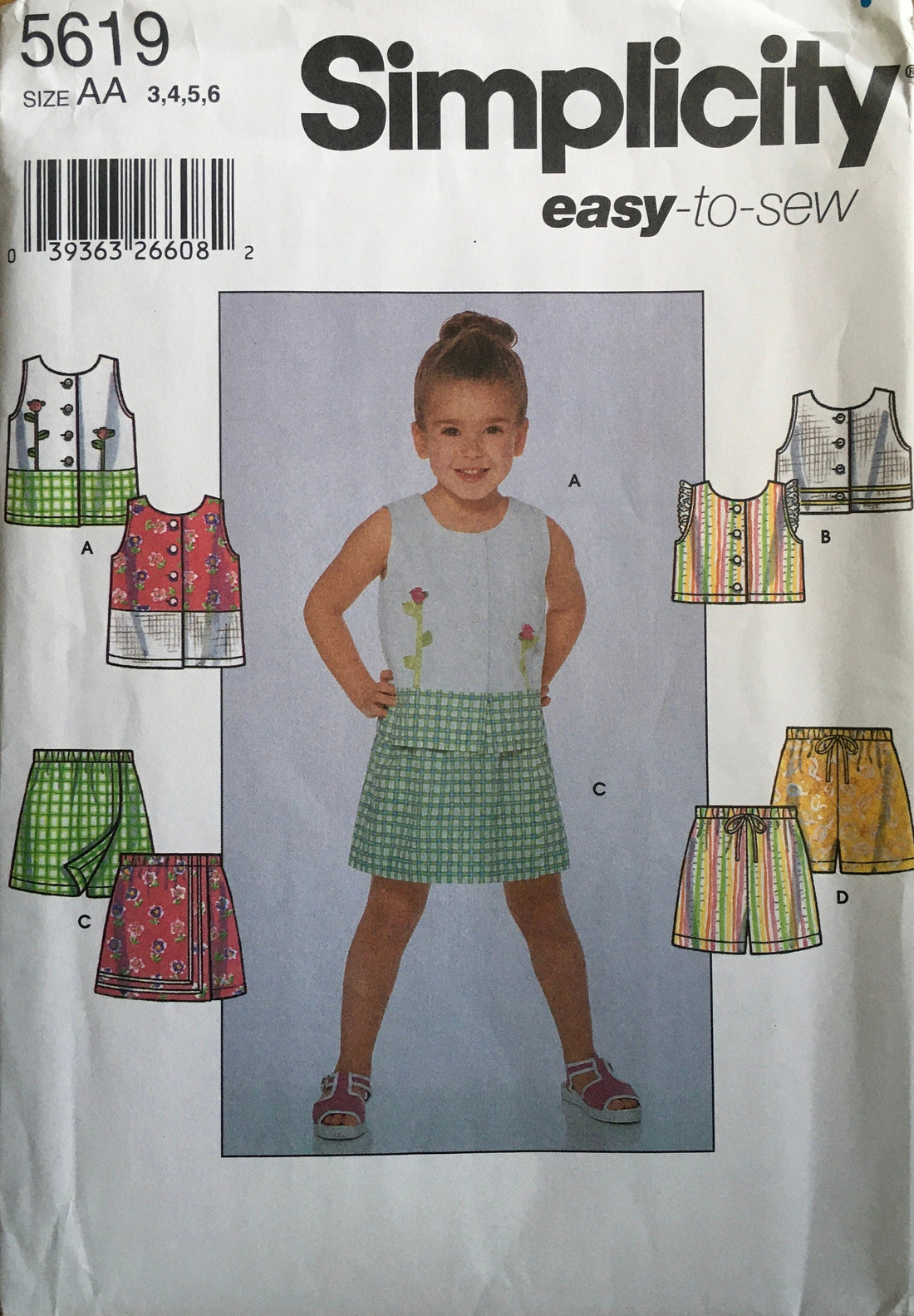 Simplicity 5619 Sewing Pattern (Vintage) UNCUT