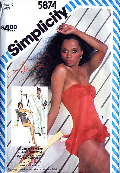 Simplicity 5874 Sewing Pattern (Vintage) UNCUT/CUT