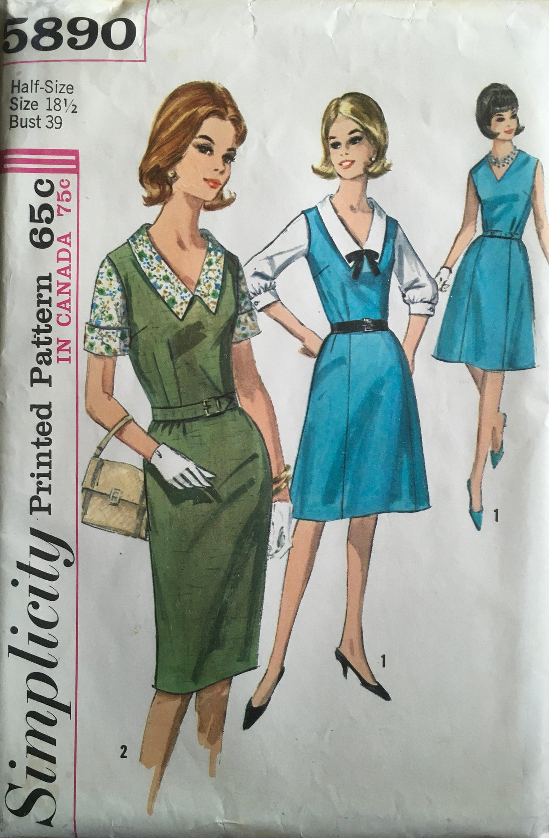 Simplicity 5890 Sewing Pattern (Vintage) UNCUT