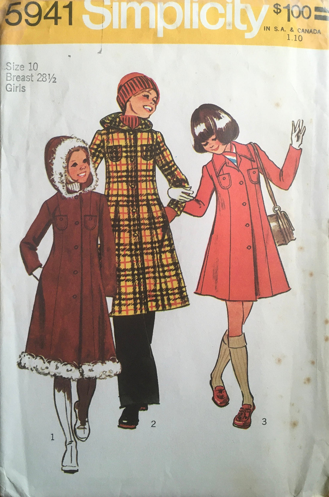 Simplicity 5941 Sewing Pattern (Vintage) UNCUT