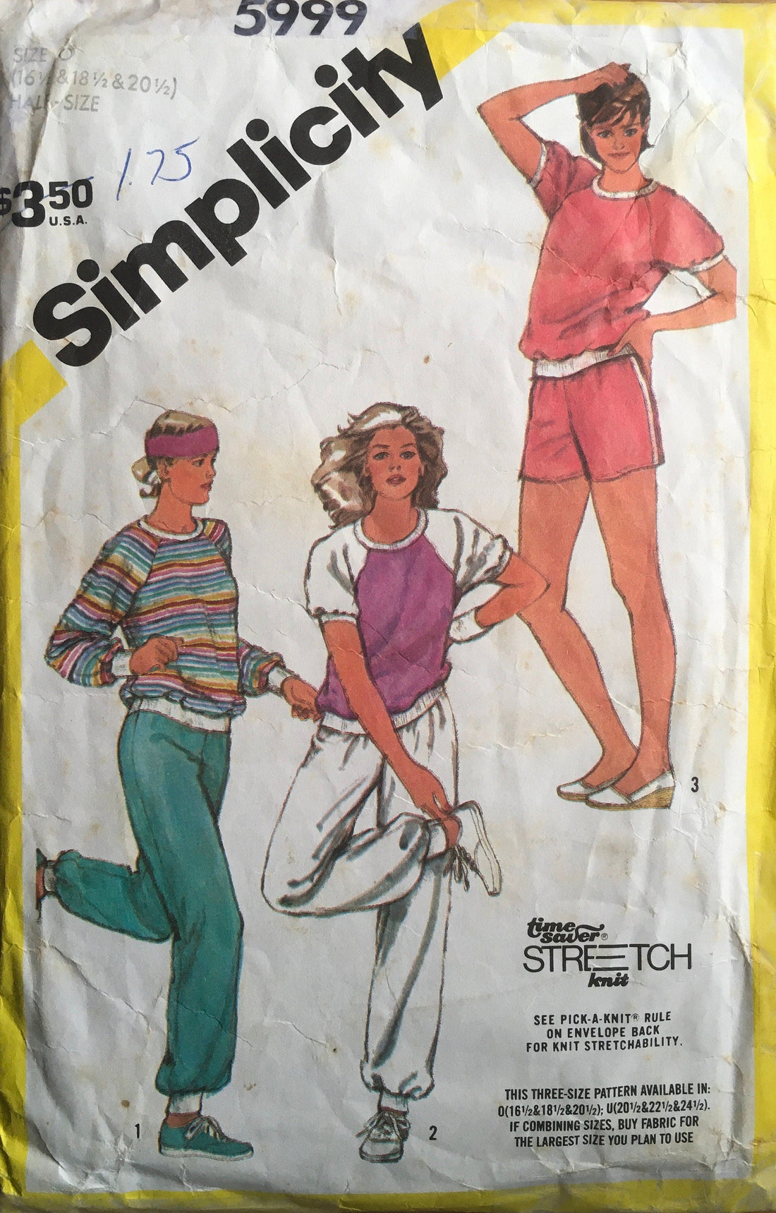 Simplicity 5999 Sewing Pattern (Vintage) CUT