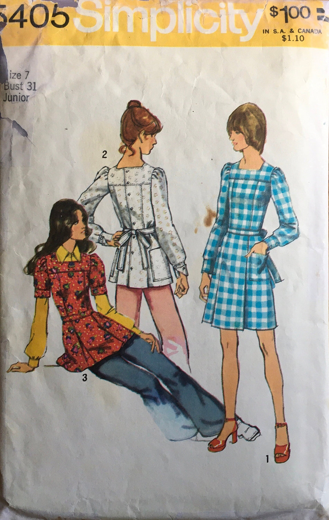 Simplicity 5405 Sewing Pattern (Vintage) CUT