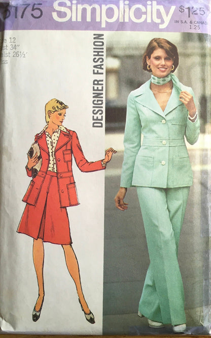 Simplicity 6175 Sewing Pattern (Vintage) UNCUT