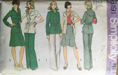 Simplicity 6191 Sewing Pattern (Vintage) CUT