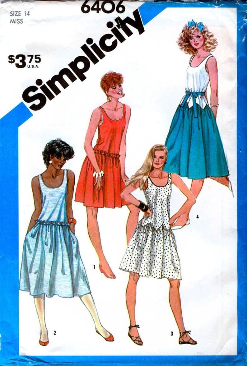 Simplicity 6406 Sewing Pattern (Vintage) UNCUT