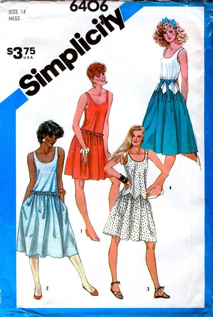 Simplicity 6406 Sewing Pattern (Vintage) UNCUT