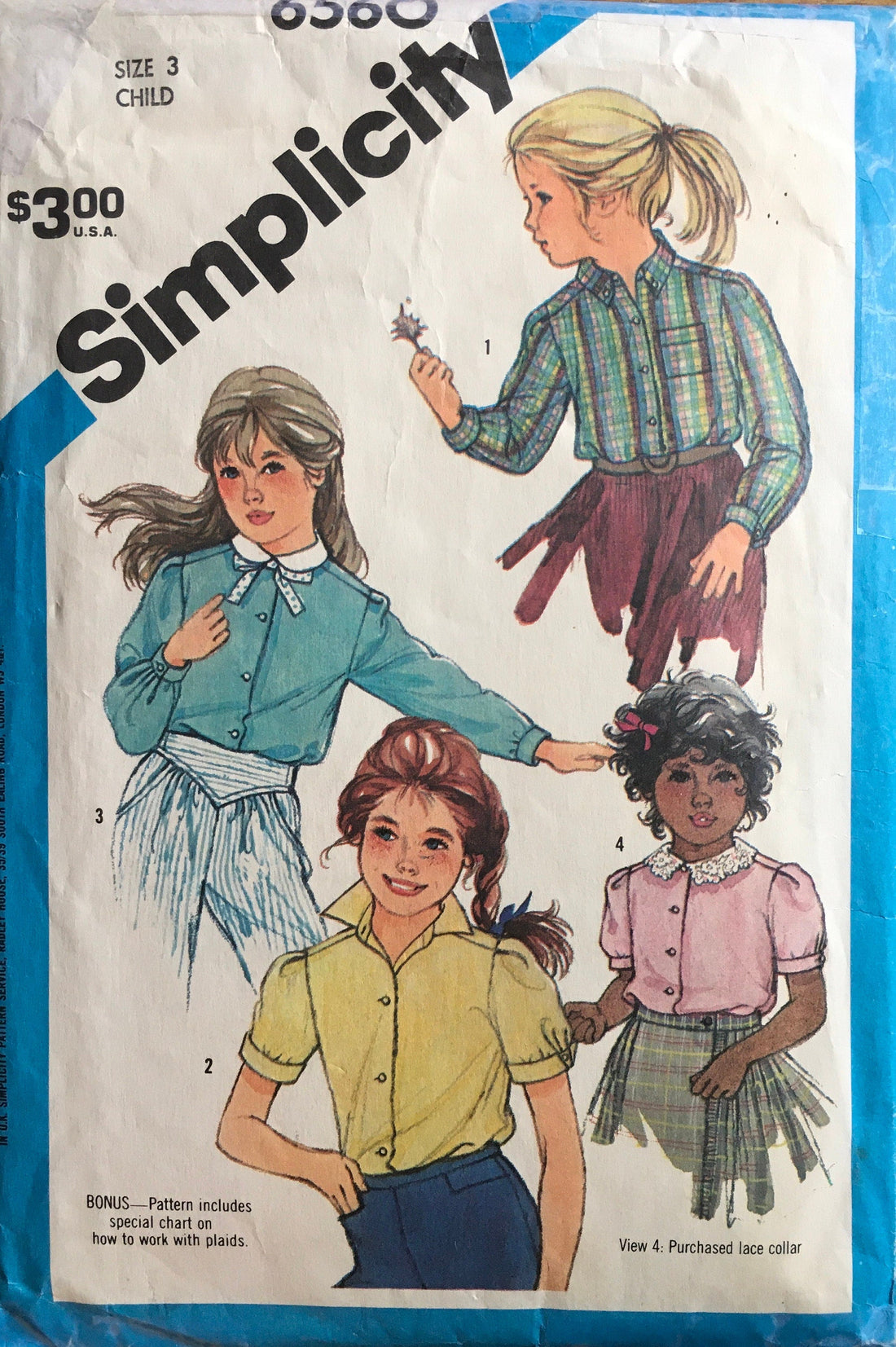 Simplicity 6560 Sewing Pattern (Vintage) CUT