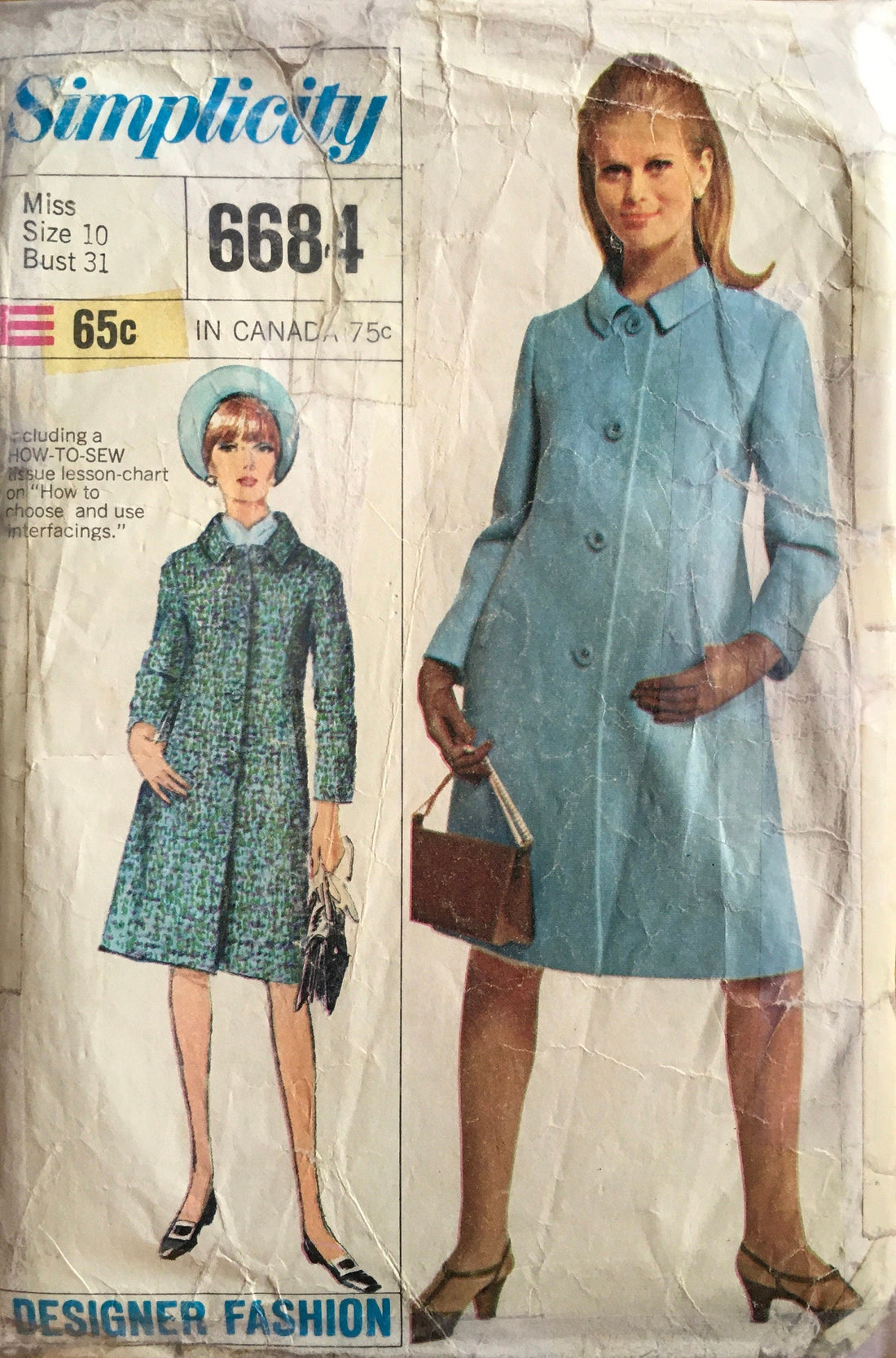 Simplicity 6684 Sewing Pattern (Vintage) UNCUT
