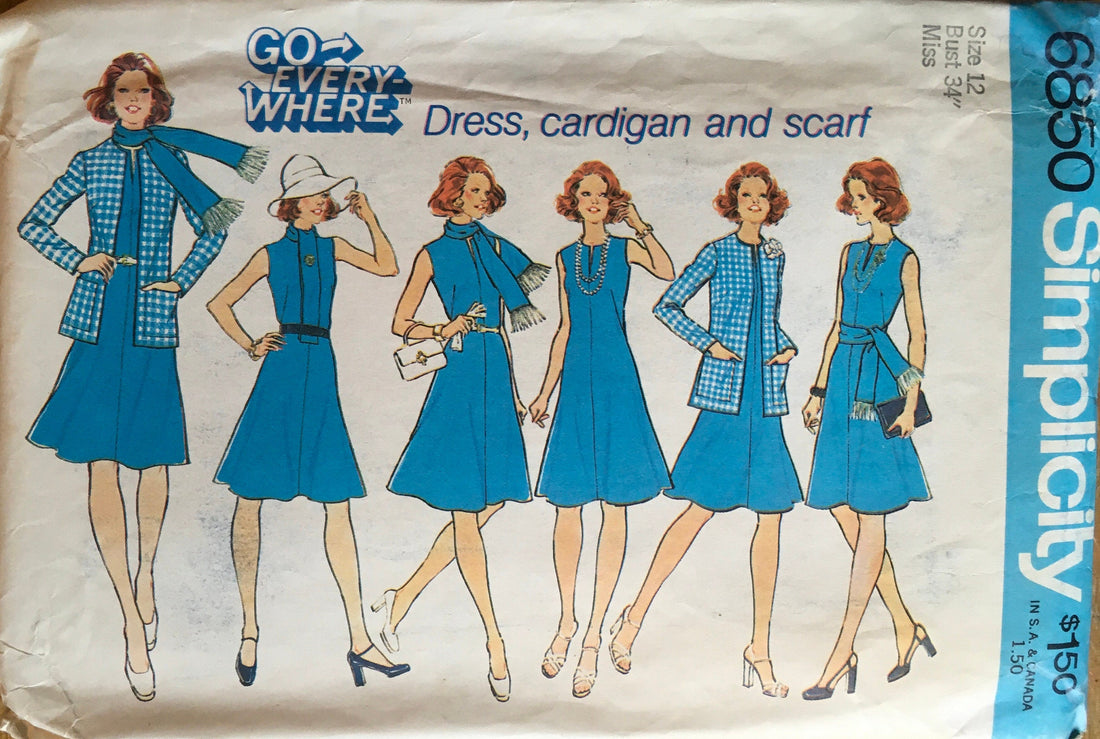 Simplicity 6850 Sewing Pattern (Vintage) UNCUT