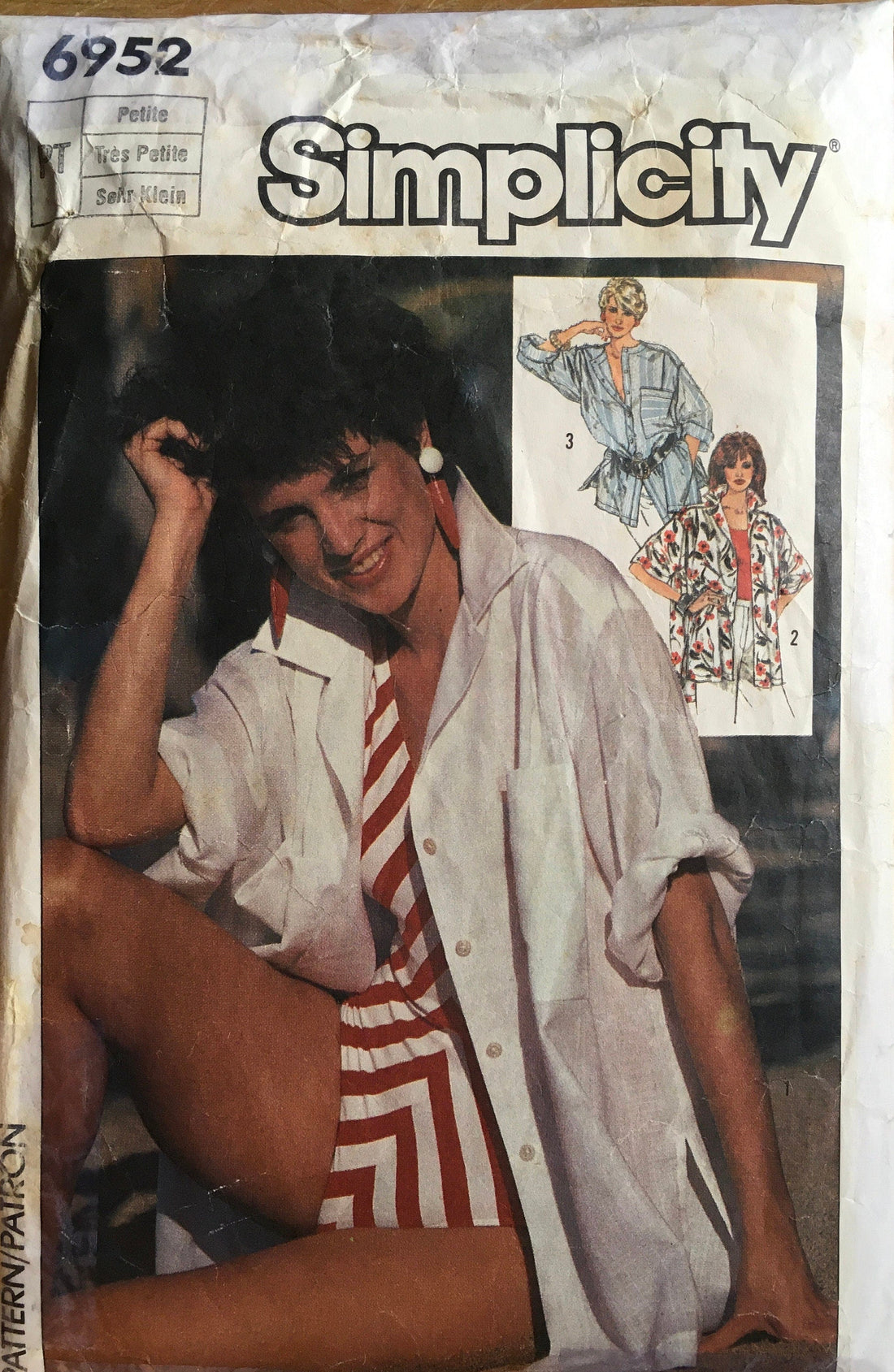 Simplicity 6952 Sewing Pattern (Vintage) CUT