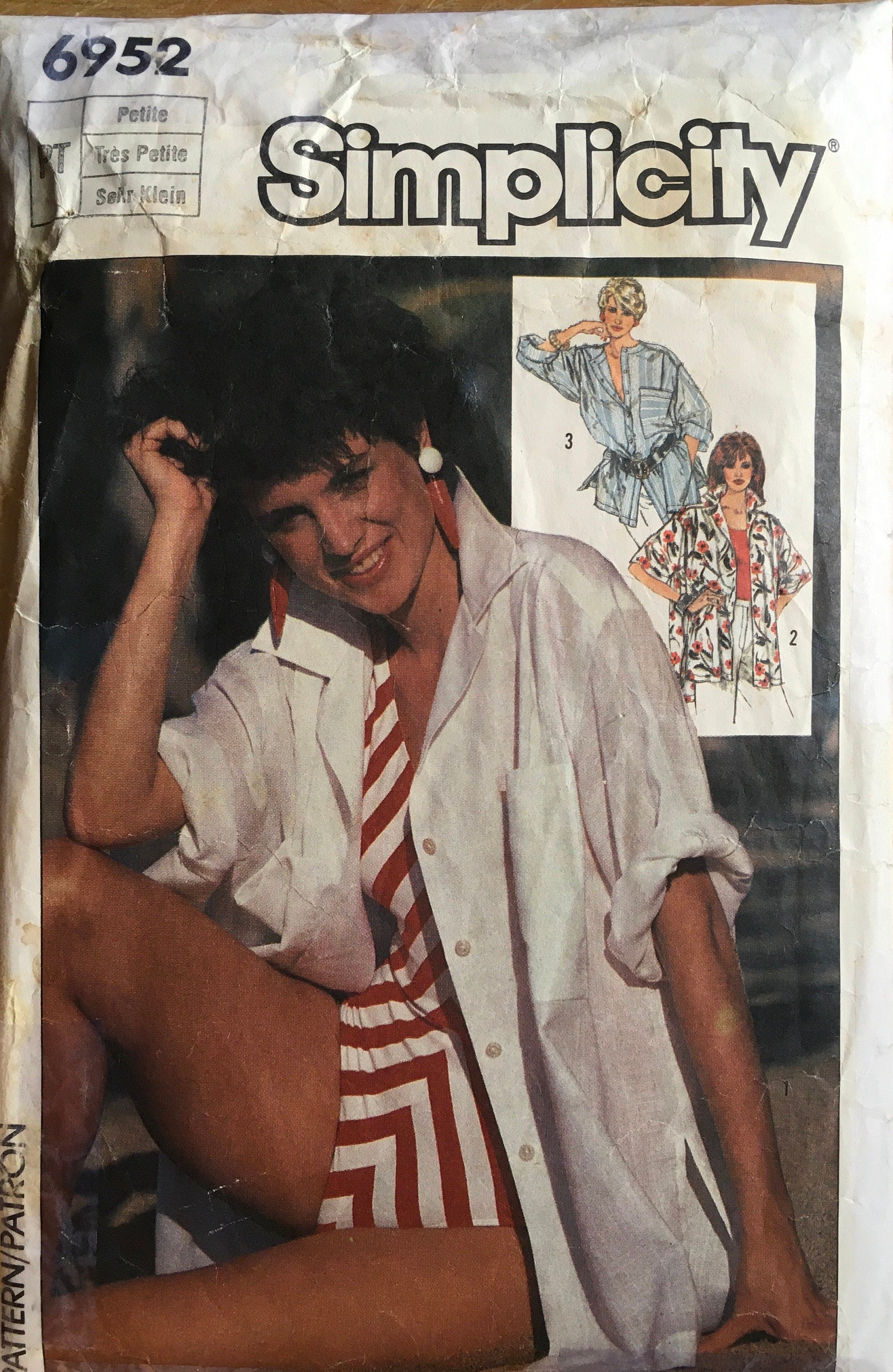 Simplicity 6952 Sewing Pattern (Vintage) CUT