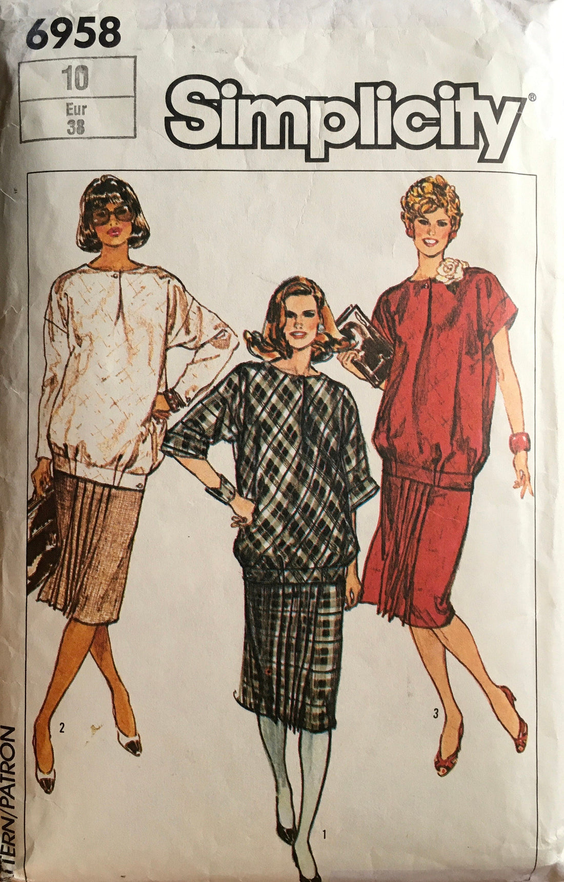 Simplicity 6958 Sewing Pattern (Vintage) CUT