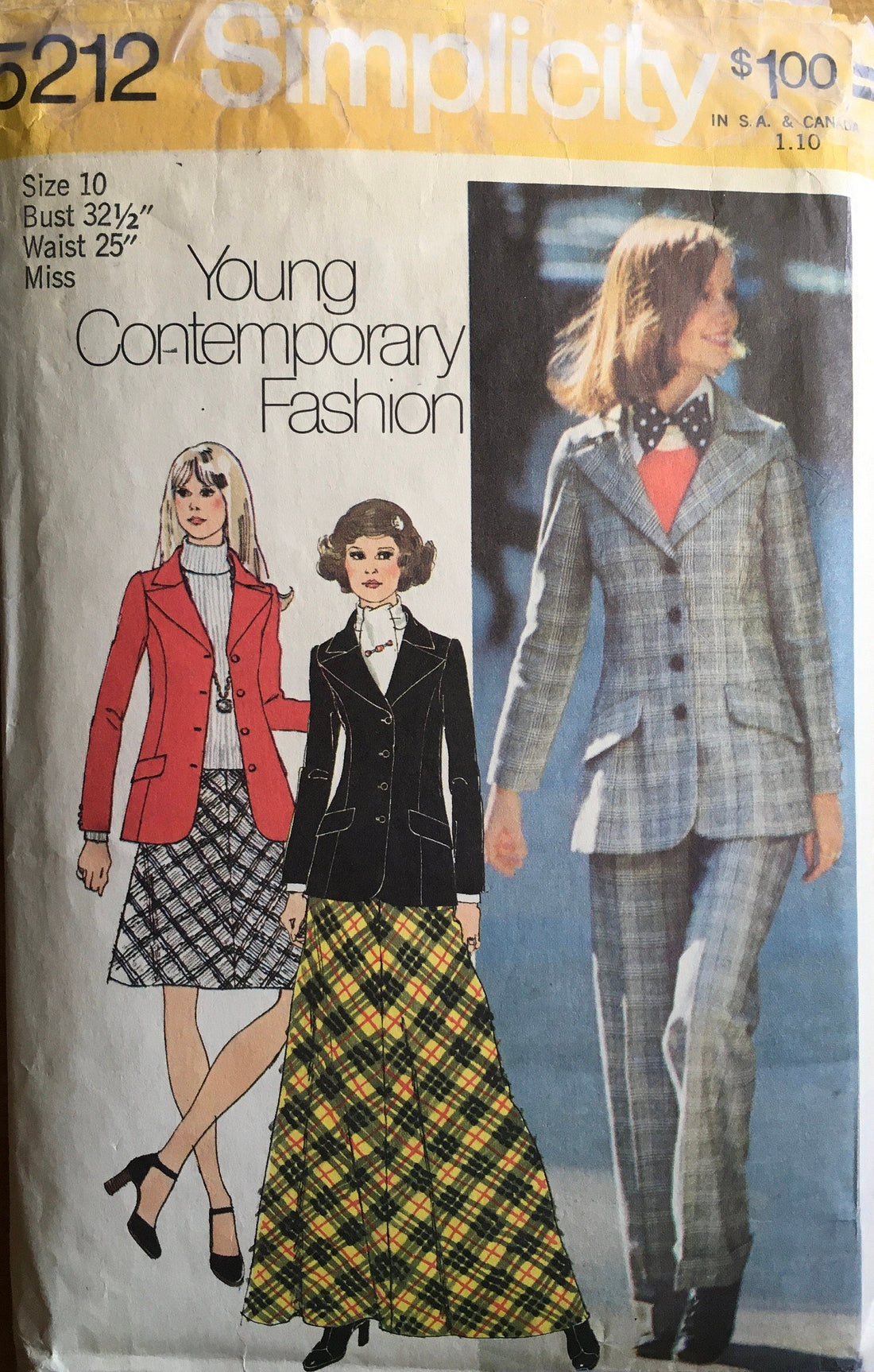Simplicity 5212 Sewing Pattern (Vintage) CUT