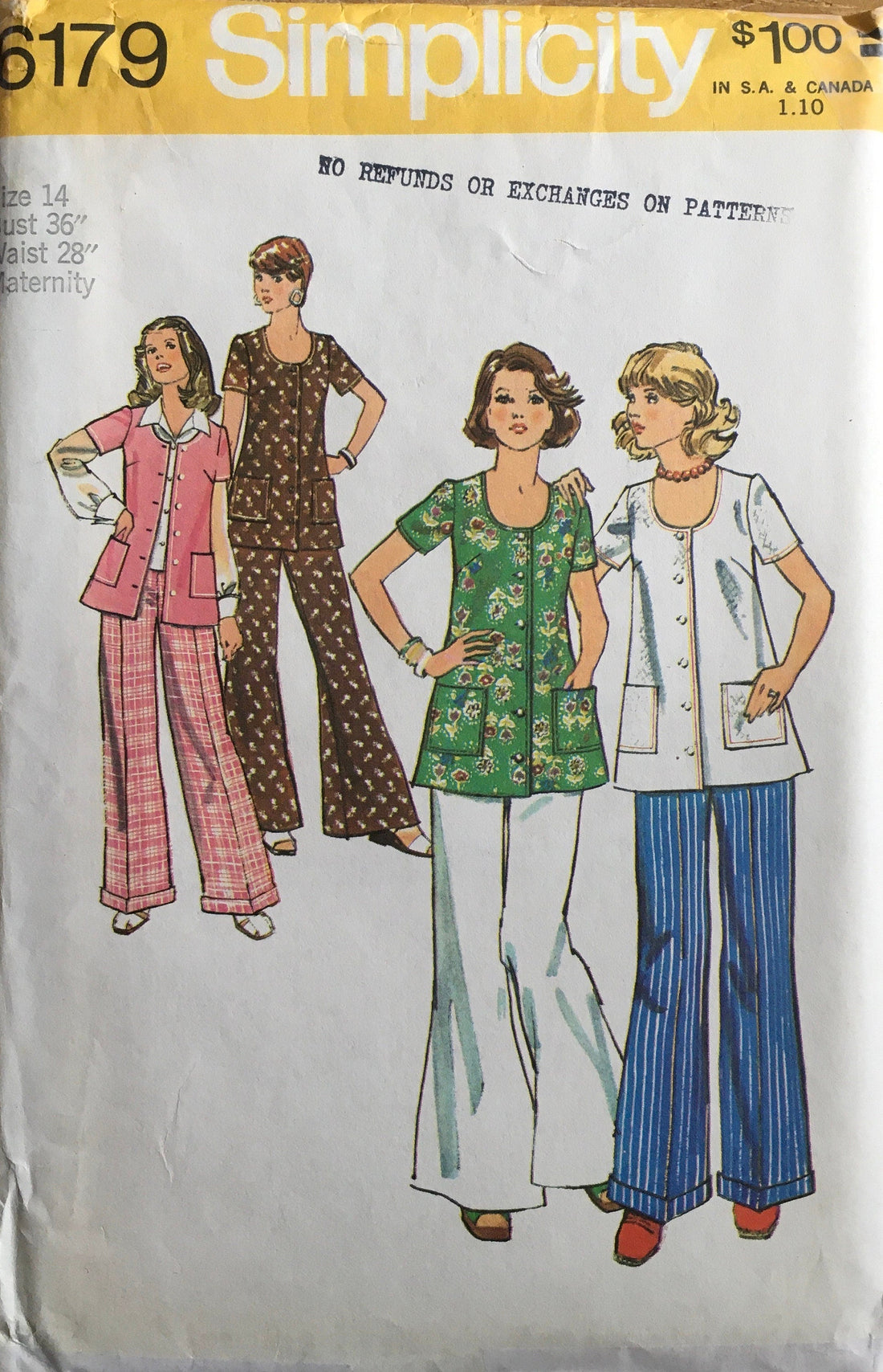 Simplicity 6179 Sewing Pattern (Vintage) UNCUT