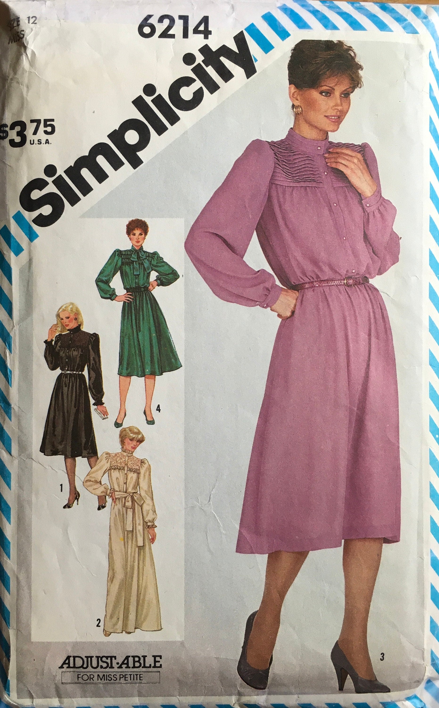 Simplicity 6214 Sewing Pattern (Vintage) CUT