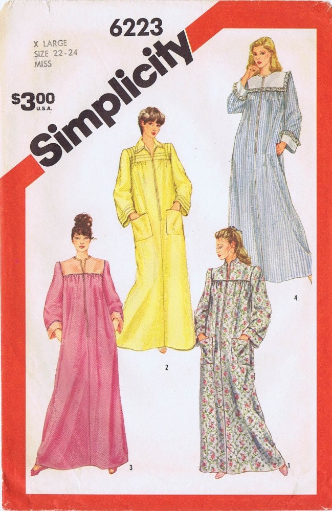 Simplicity 6223 Sewing Pattern (Vintage) UNCUT/CUT