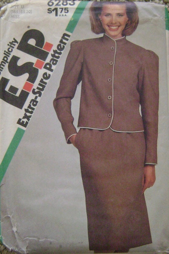 Simplicity 6283 Sewing Pattern (Vintage) UNCUT