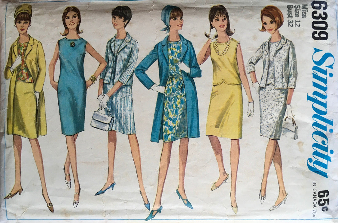 Simplicity 6309 Sewing Pattern (Vintage) CUT