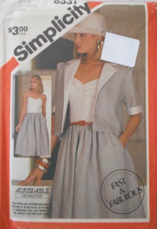Simplicity 6331 Sewing Pattern (Vintage) UNCUT